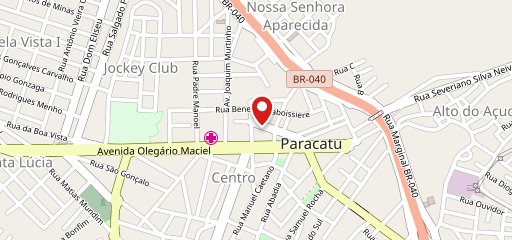 Churrascaria gaucha no mapa