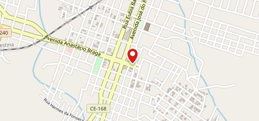 Churrascaria grill na brasa no mapa