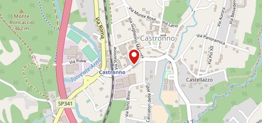 ciao bar 9 castronno sulla mappa