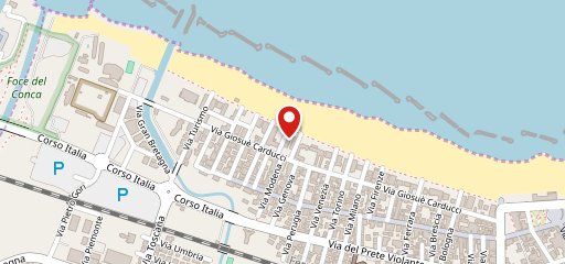 Bar Ristorante Poké Blanco Beach sulla mappa