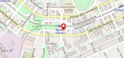 Cinco Estrelas Casa de Pães Águas Claras II no mapa