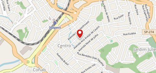 Claudius Lanches no mapa