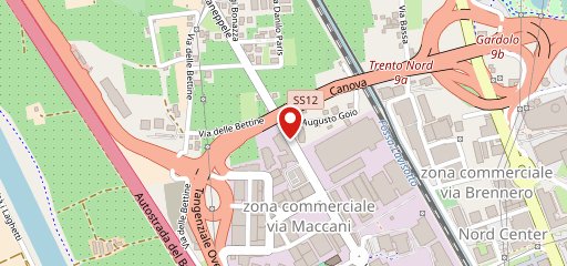 club sabor latino trento Vía Maccani 219 sulla mappa