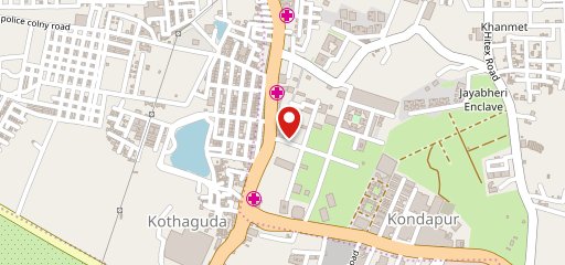 Club 8 Kondapur on map