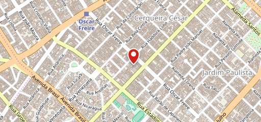 Coco Bambu Haddock Lobo no mapa