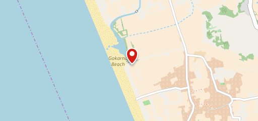 Coconut tree cafe on map