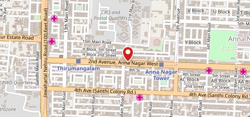 Tiffin Shastra - Anna Nagar on map