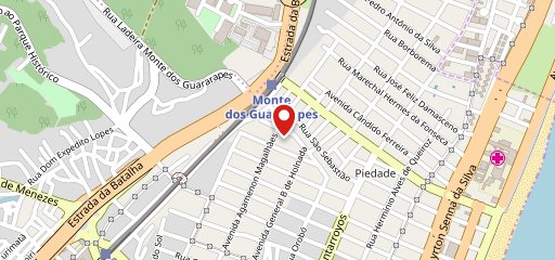 Comedoria Cabra Macho no mapa