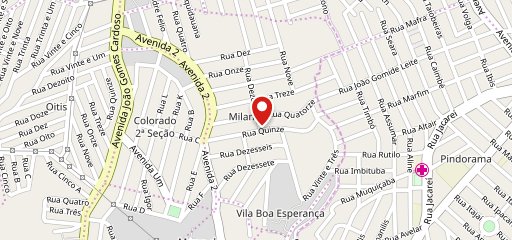 Detinha Comida Caseira no mapa