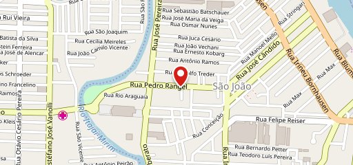 Composê cafeteria no mapa