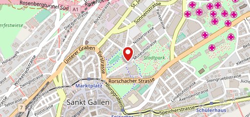 Restaurant Concerto St. Gallen sulla mappa