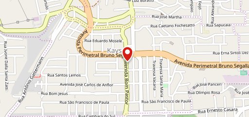 Padaria e Café Cristal no mapa