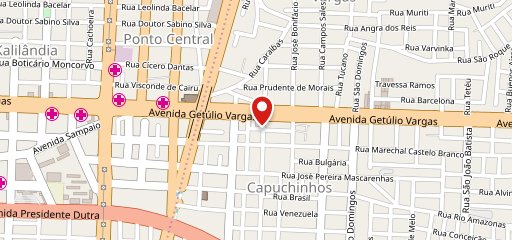 Contém Frango no mapa