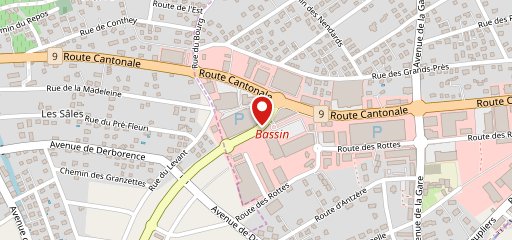 Coop Restaurant Conthey Bassin sulla mappa