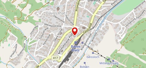 Coop Restaurant Davos sulla mappa