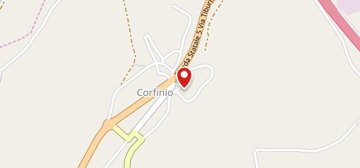 Corfinium cafè sulla mappa