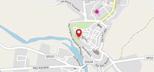 Così com'è sulla mappa