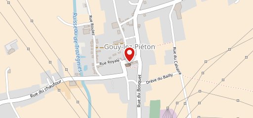 Courcelles sur la carte