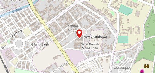 Choudharyz - Best Restaurant in Kamla Nagar , Kitty Party Restaurant on map
