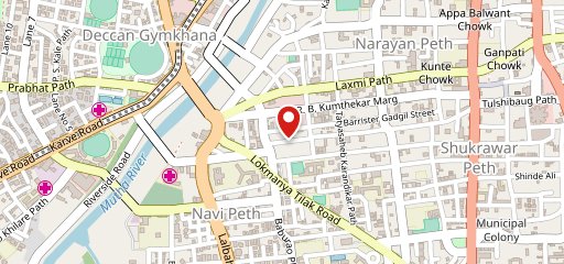 Crazy Cheesy Cafe - Sadashiv Peth on map