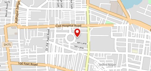 Crazy Ice-cream Parlour,sangli on map