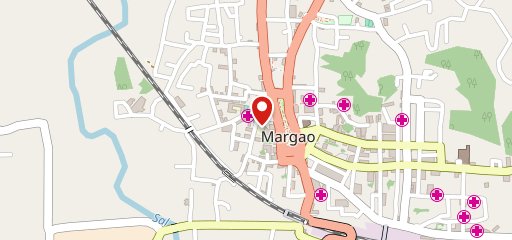 Cremeux - Margao on map