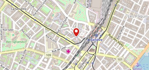 Le Nant des Grottes sulla mappa