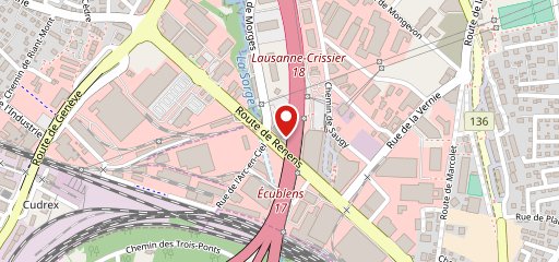 McDonald’s Crissier Restaurant & Drive sulla mappa