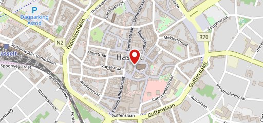 Croque 'n Roll Hasselt sur la carte