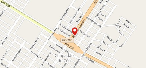 D' Chef lanchonete e pizzaria. no mapa