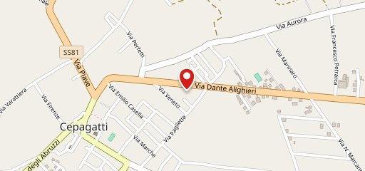 Marzarolo Da Marco e Peppe sulla mappa