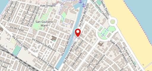 Dalla Jole molo Rimini sulla mappa