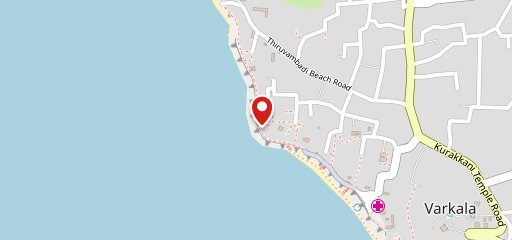 Darjeeling Cafe Varkala on map