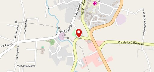 Bar della fonte sulla mappa