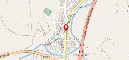 Caffè della posta sulla mappa