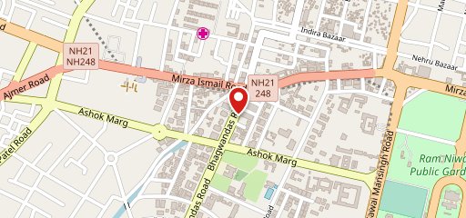 Delta Chat & Food on map