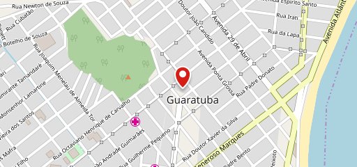 Democratas Pizza Delivery no mapa