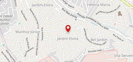 Detroit Pizzaria no mapa