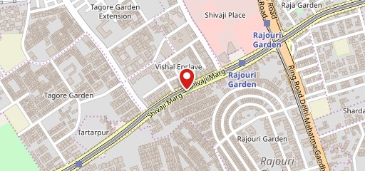 Dhaba A Punjabi Theme Restaurant Rajouri Garden on map