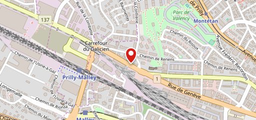 dieci Pizza Lausanne-Ouest sulla mappa