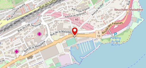 dieci Pizza Neuchâtel sulla mappa