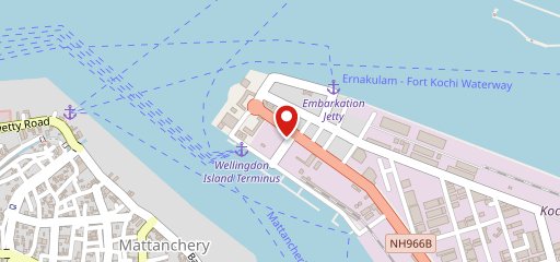 Dining island on map