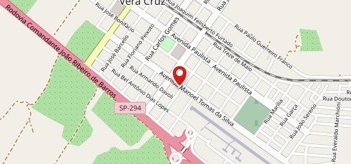Disk Pizza Bacana's Vera Cruz SP no mapa