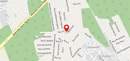 Disk pizza La Vilma's no mapa