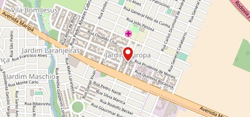 Disk Pizza Magnata no mapa