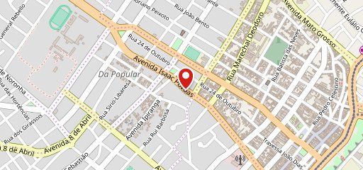 Disque Pizza Cuiabá -MT Cuiabá MT no mapa