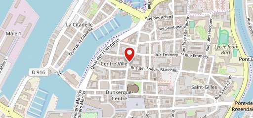 DK Café sur la carte