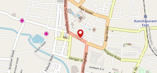 Domino's Pizza Nellukara Street, Kanchipuram on map