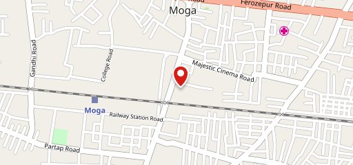 Domino's Pizza Guru Ram Das Market, Moga on map