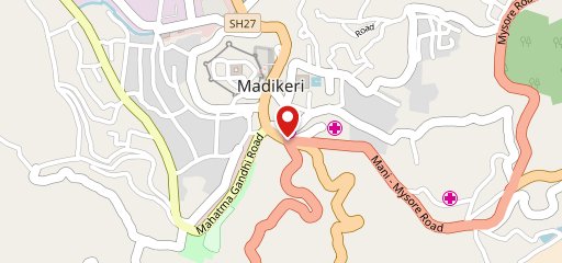 Domino's Pizza Stuart Hill, Madikeri on map
